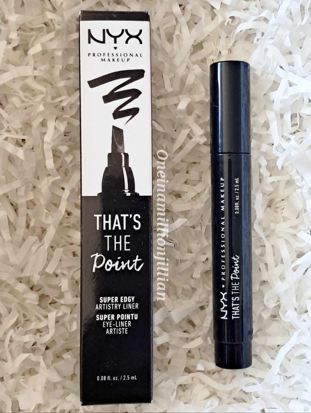 NYX That's The Point Liquid Eyeliner Artistry Pen - Super Edgy Black